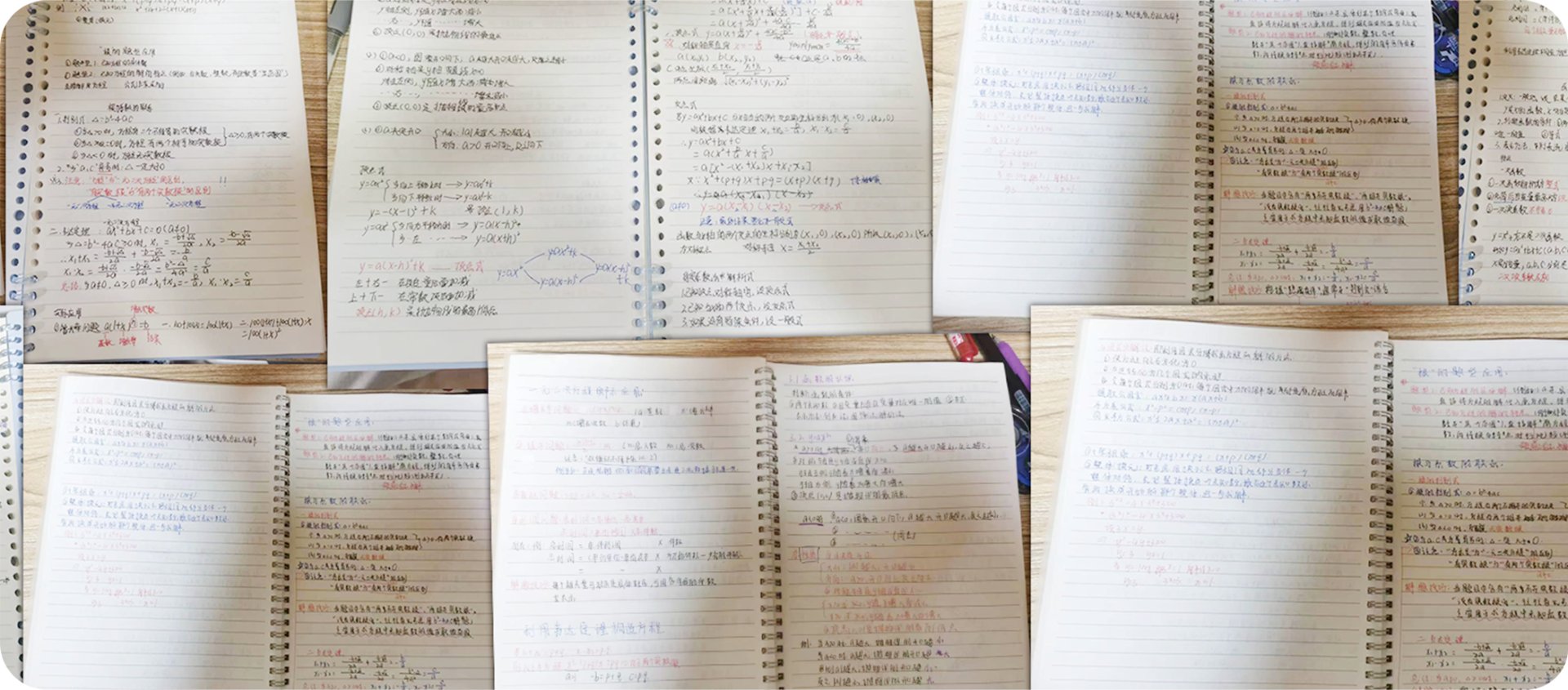 学生课堂笔记展示